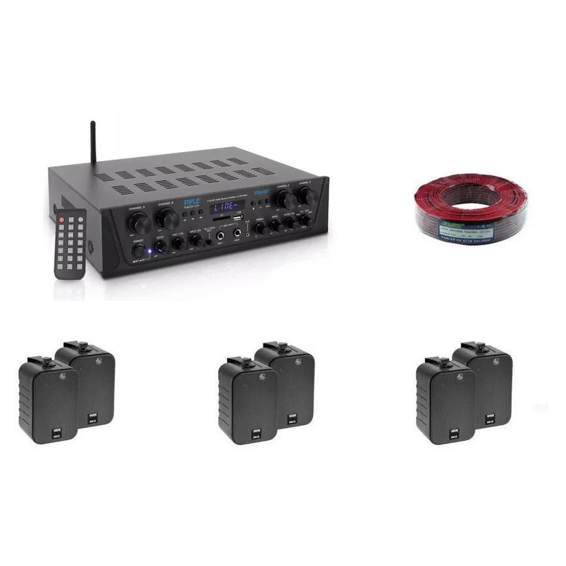 Kit de Música Ambiental 6 Parlantes