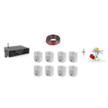 Kit de Música Ambiental 8 Parlantes + Instalación
