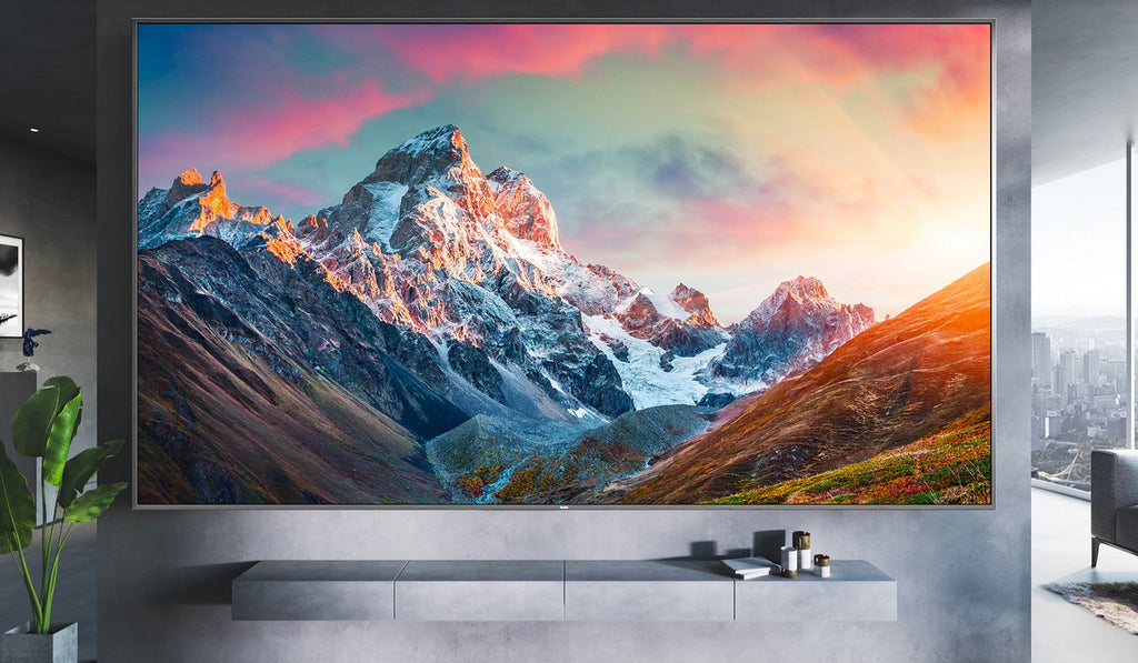 Instalación de televisores gigantes con soporte incluido