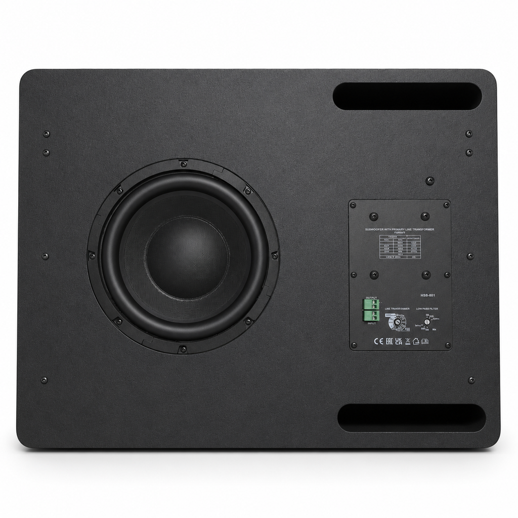 Subwoofer Pasivo HSB801 8" 120W para Línea 100V