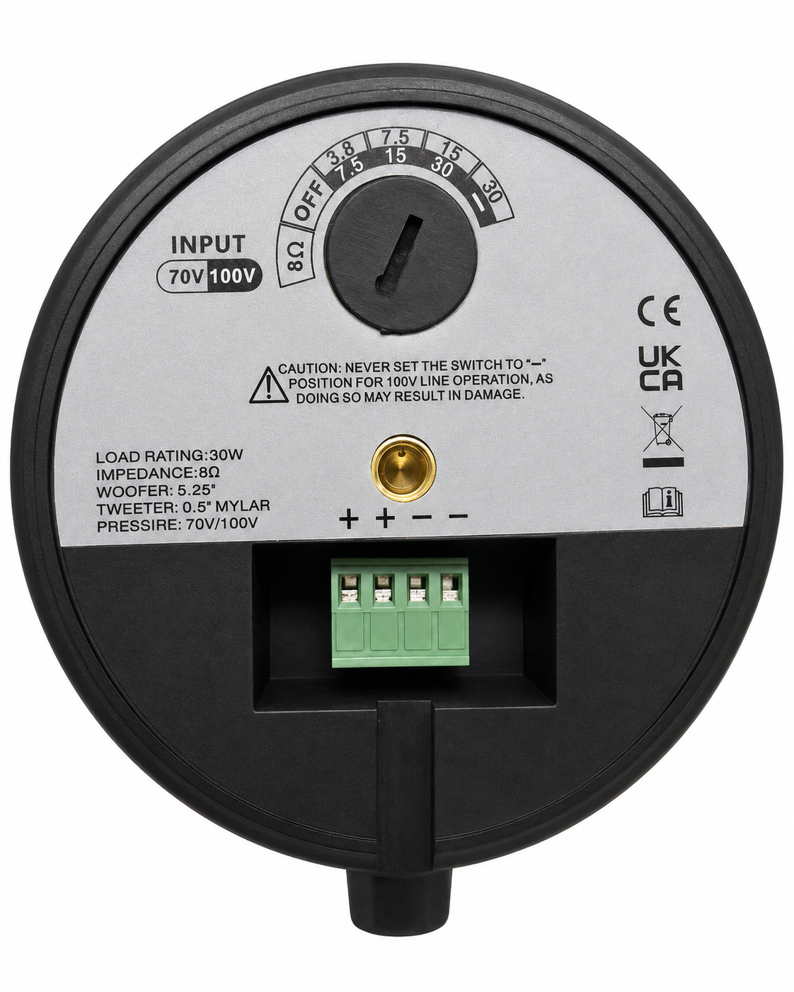 Parlante Colgante 6" 30W 100V