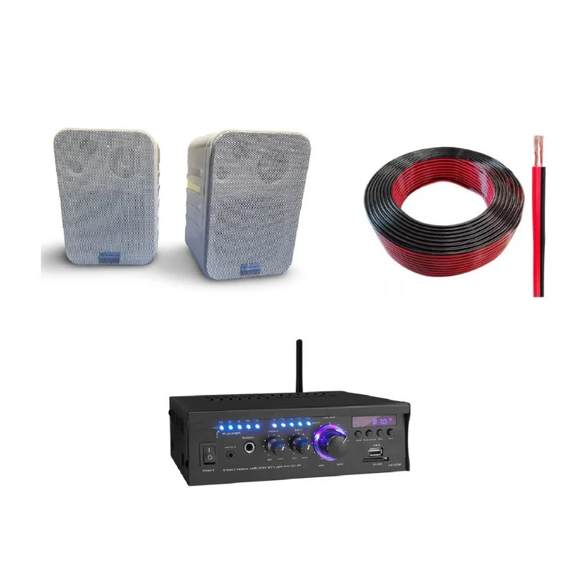 Kit de Música Ambiental 2 Parlantes