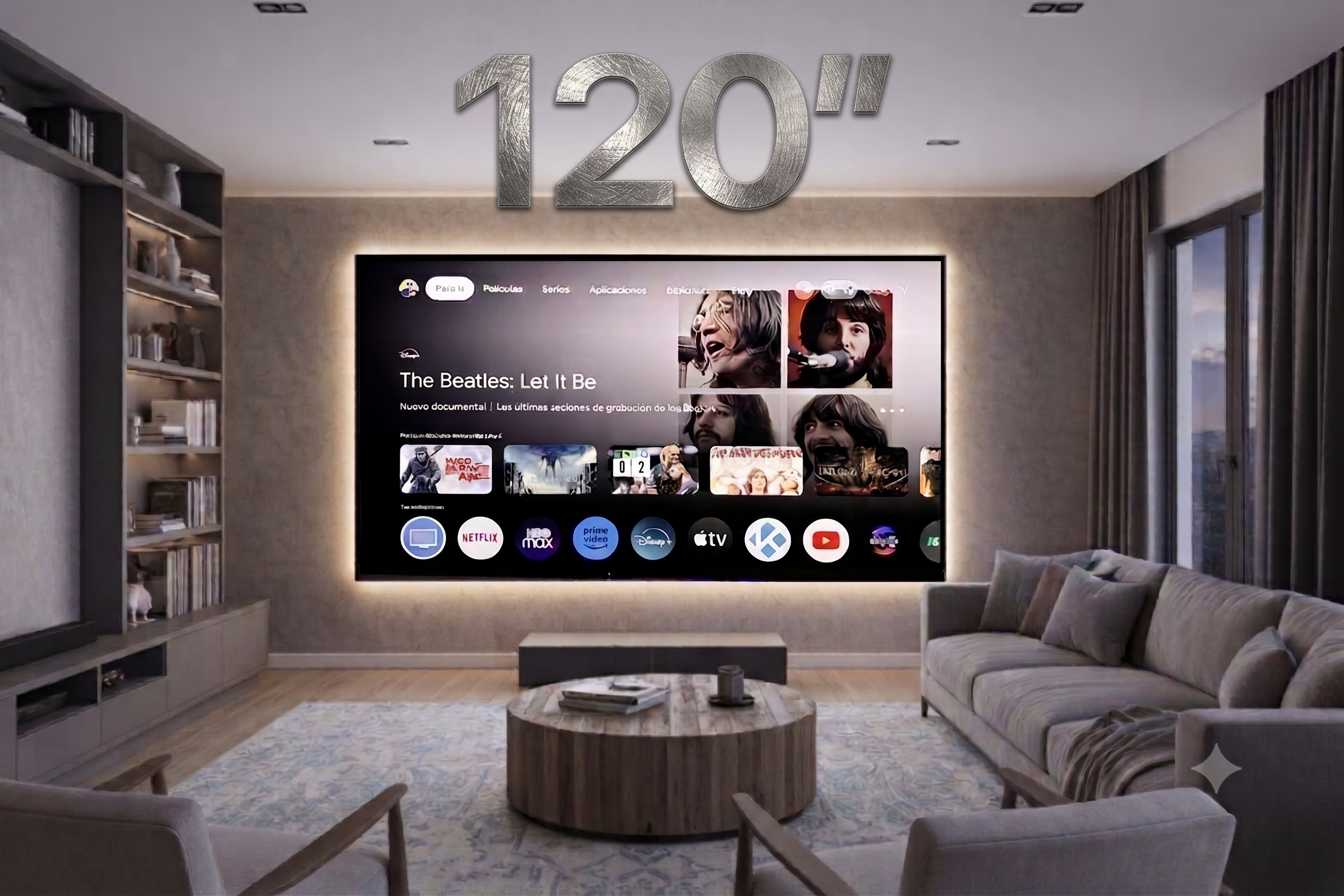 Instalación de TELEVISORES GIGANTES CON SOPORTE INCLUIDO
